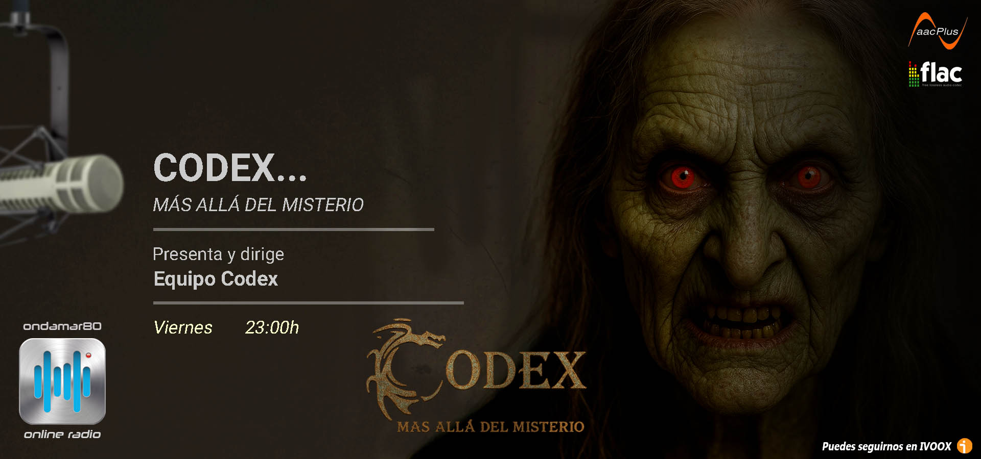 CODEX... MÁS ALLÁ DEL MISTERIO con EQUIPO CODEX Evo