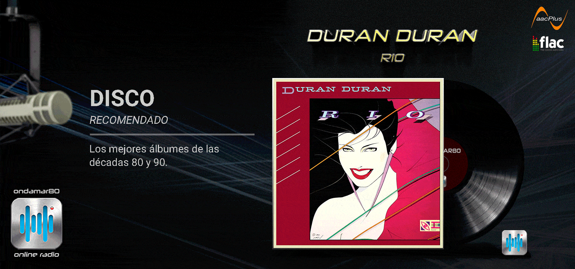 DISCO RECOMENDADO - DURAN DURAN - RIO (1982)