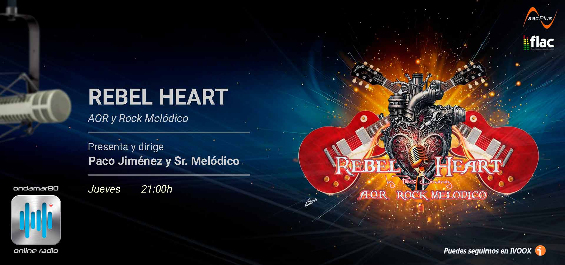 REBEL HEART con PACO JIMÉNEZ Y SR. MELÓDICO